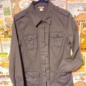 Mossimo Supply Co. Women's XL military 🪖 style light fall jacket